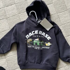 Zara Kids Navy Race Base Hoodie